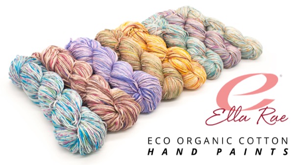 product page for, Ella Rae - Eco Organic Cotton Hand Paints